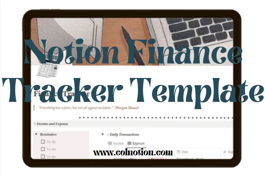 Financial Clarity With A Click: Unveiling The Notion Finance Tracker Template