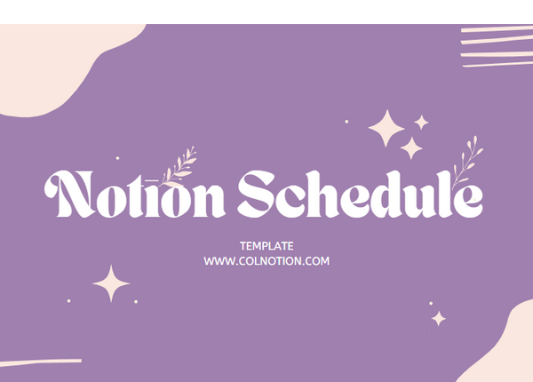 Notion-Schedule-Template