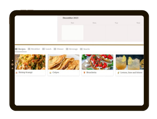 Streamlining Your Diet with the Notion Meal Planner Template-colnotion