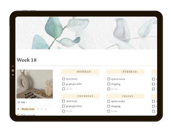 Optimizing Your Week With The Notion Weekly Tracker Template Free-colnotion